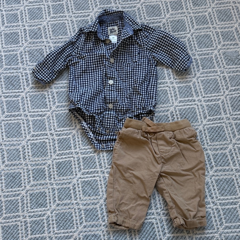 Baby B'gosh Checkered Bodysuit